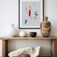 Abstract pebbles giclee print 50x70 cm