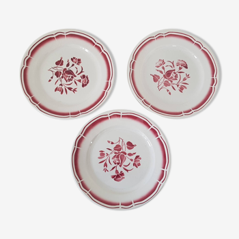 Badonviller ceramic plates