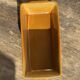 Large ceramic terrine dish in honey and caramel colour H10 L29