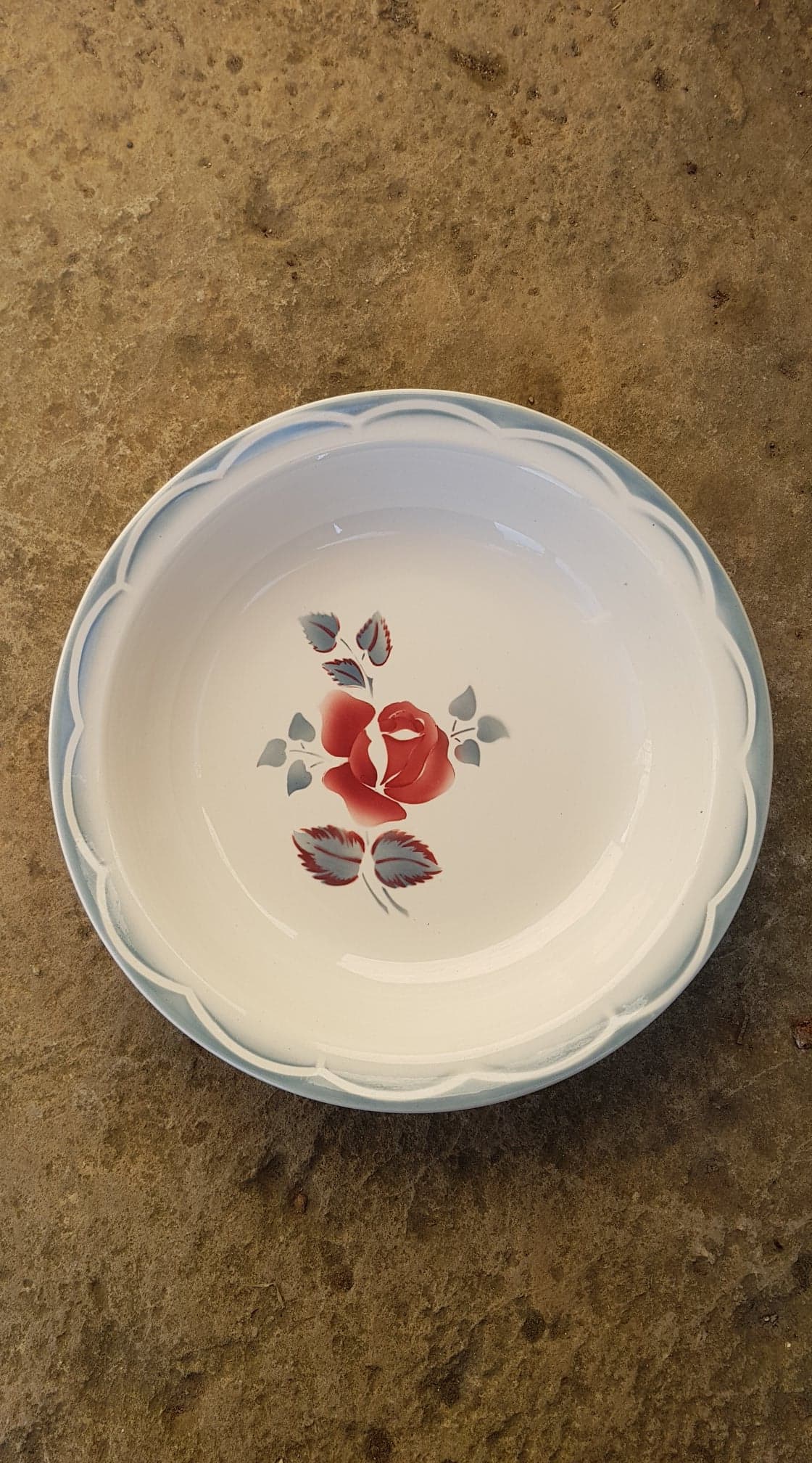 Hollow dish Digoin Sarreguemines magali model