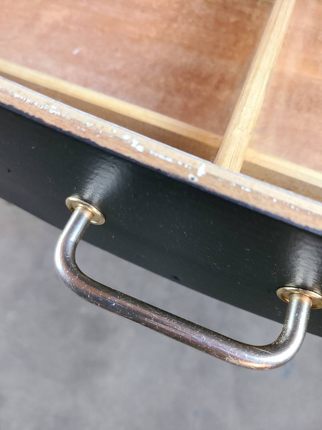 Vintage desk, compass foot dressing table