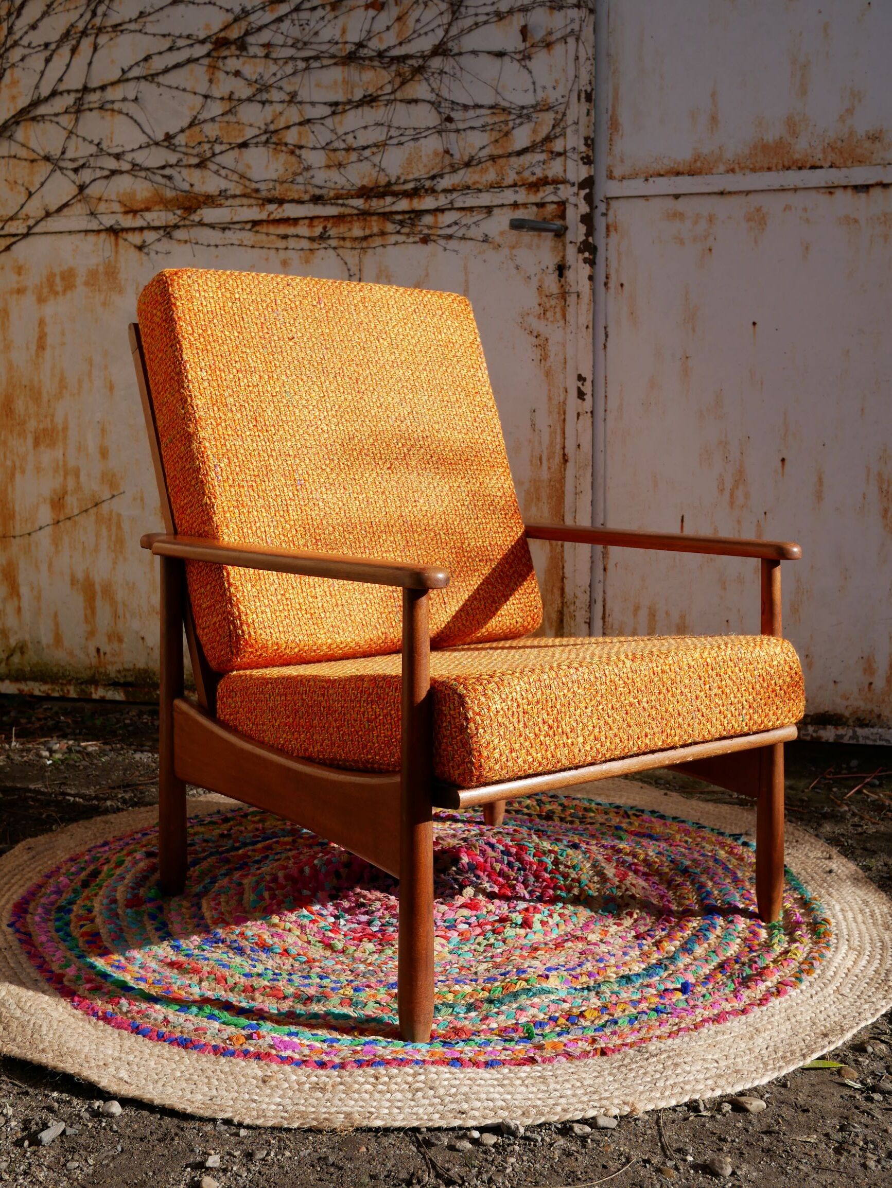 Scandinavian armchair teak