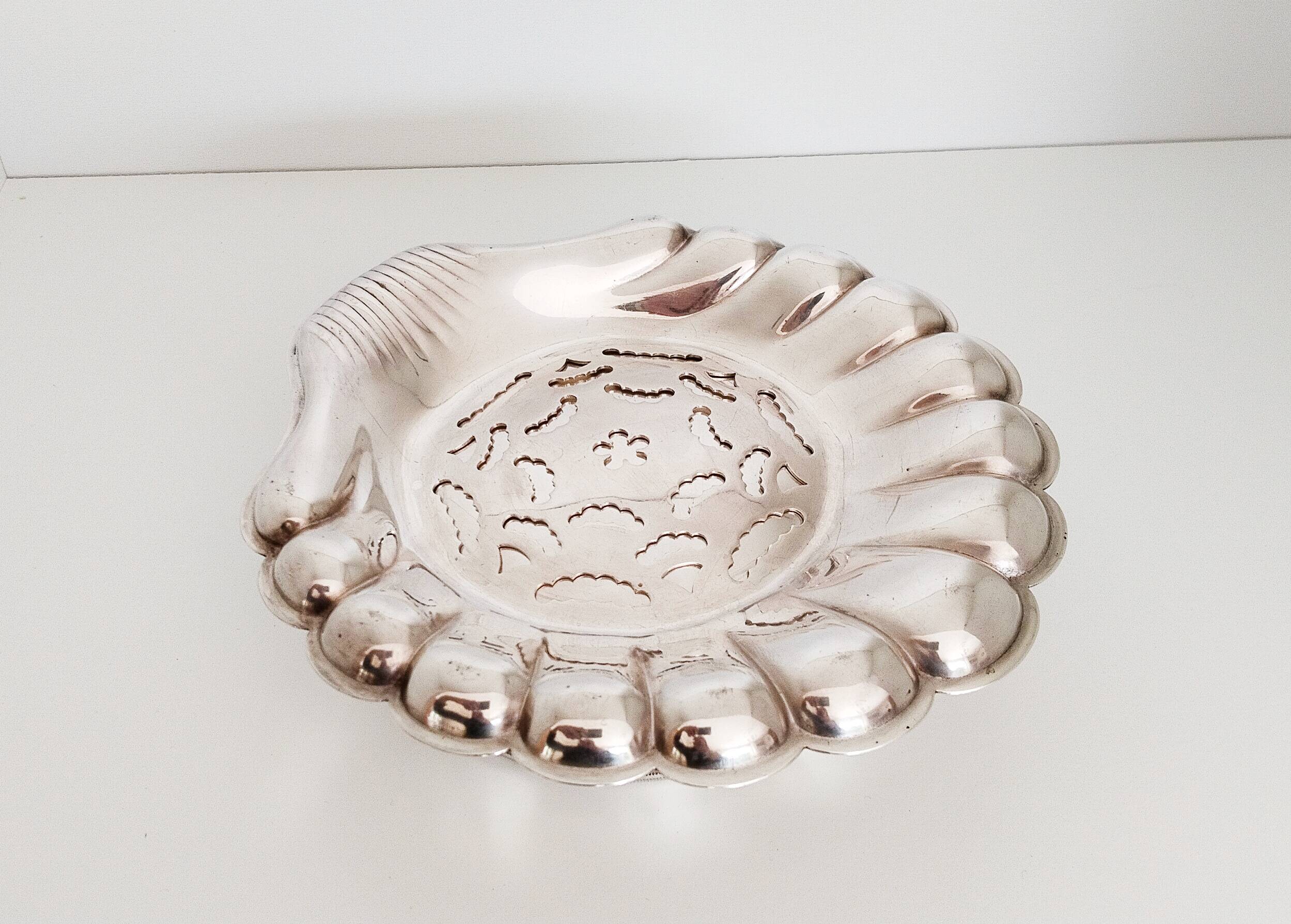 Coquillor-Ice Silver Butter Dish