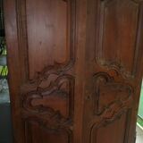 Paire de portes d'armoire ancienne XIXème ou antérieure