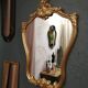 Miroir rococo doré