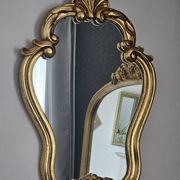 Vintage gilded Louis XV style mirror.
