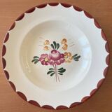 6 old Longchamp earthenware soup plates