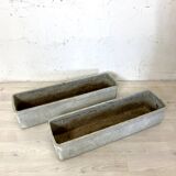 Pair of fibrocement planter