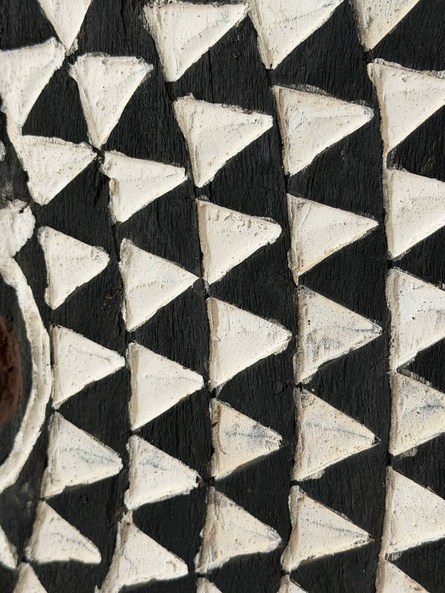 Large wooden sun mask (Burkina Faso)