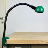 Snake lamp fixing vice 80s green