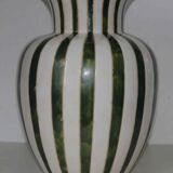 Vase old ceramic potiche 40 cm 50s signed "PH"