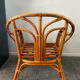 Vintage rattan armchair 70s