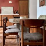 Série de 4 chaises Johannes Andersen pour Samcom vintage