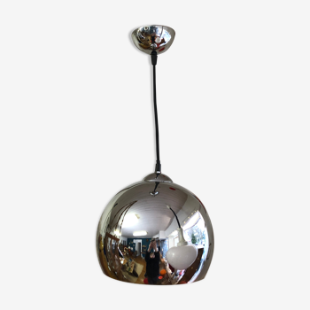 Chrome ball hanging lamp