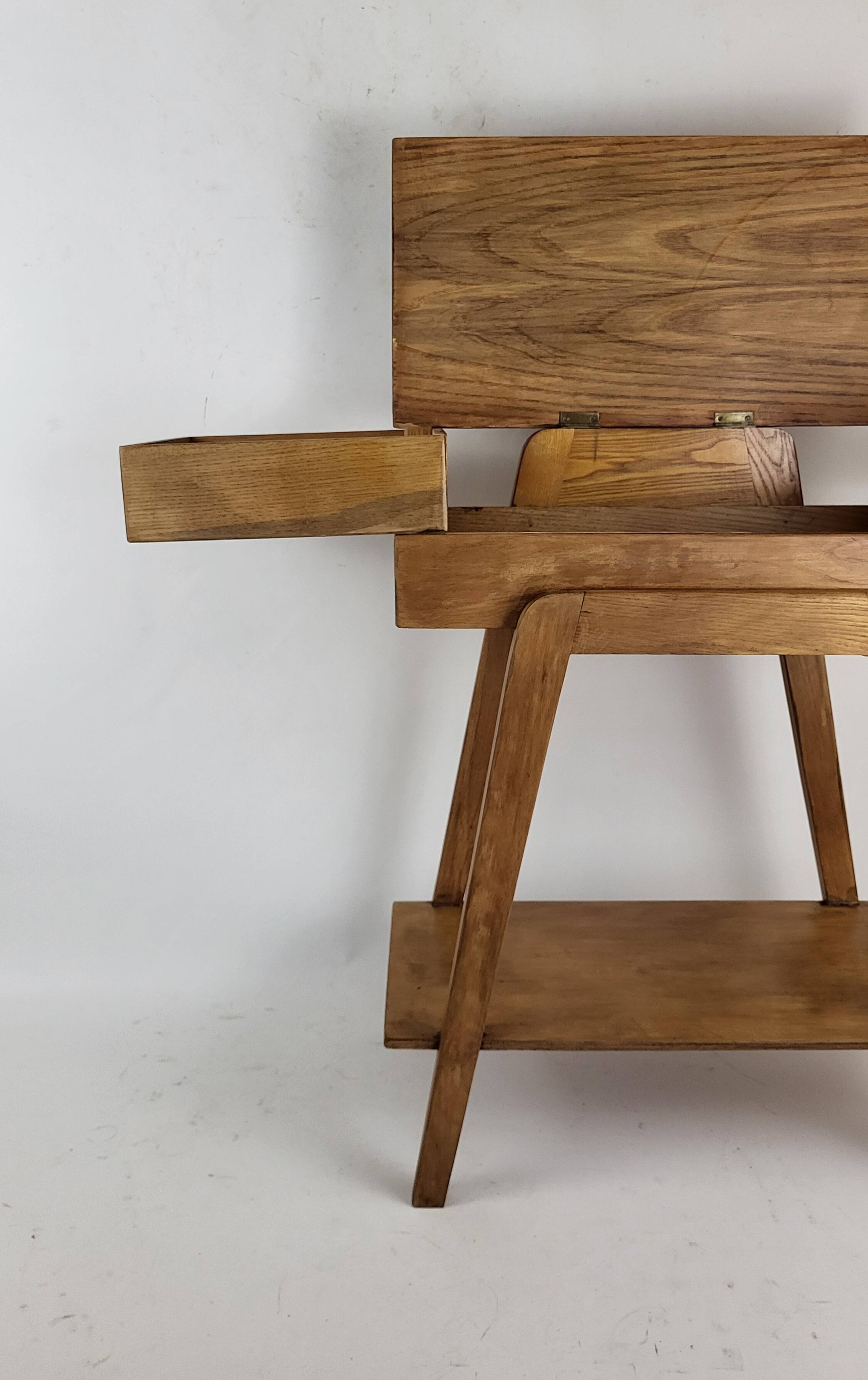 Vintage worker compass feet