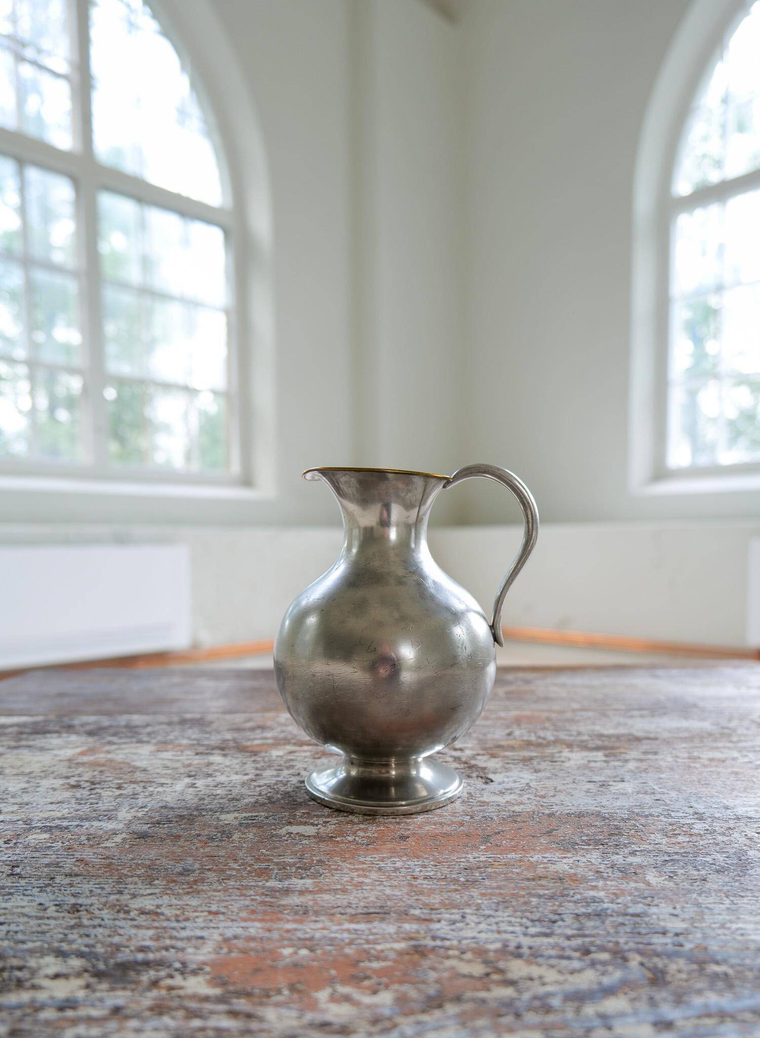 Vase / Sculptural Decanter Art Deco in Tin Sweden GAB 1930s