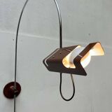 Mid-Century Modern Italian Space Arc Spider Wall Lamp by Joe Colombo for Oluce, 1960s