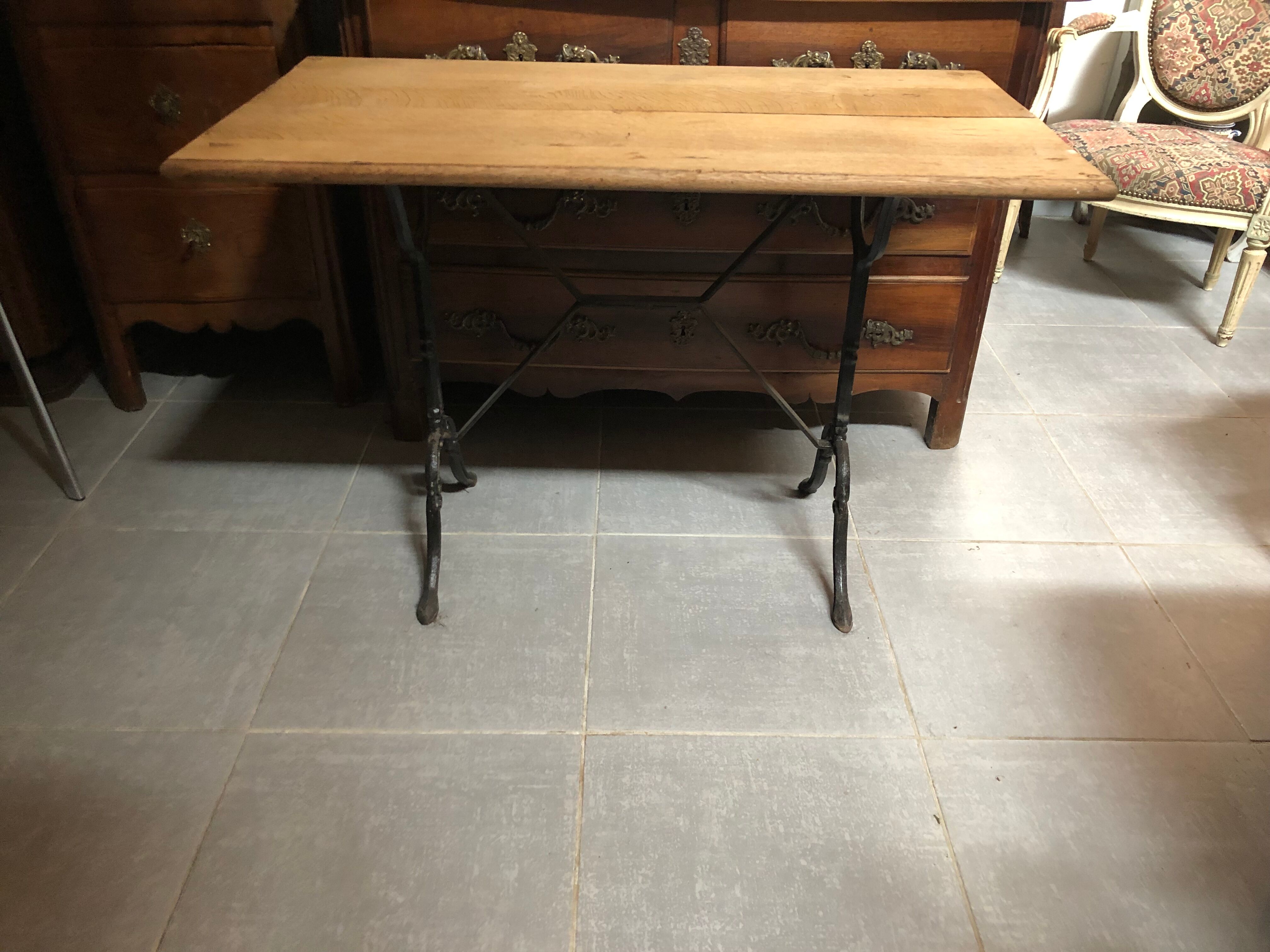 Oak bistro table
