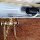 Brass notary or banker lamp