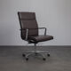 Una leather office chair by ICF, Italy, 1990s