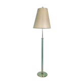 Brass and glass floor lamp