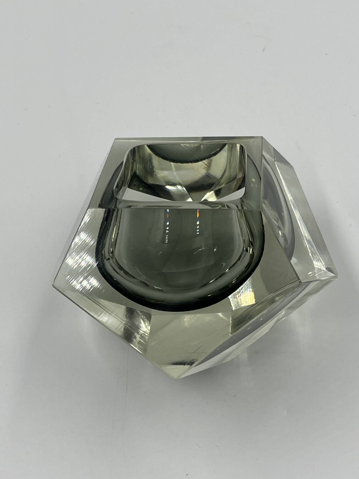 Diamond Ashtray Murano Flavio Poli