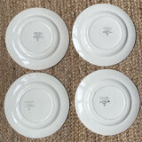 8 flat plates digoin sarreguemines