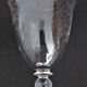 Water glass in crystalline engraved gold border