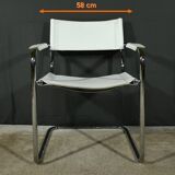 S33 Leather Armchairs, attributed to M. Stam for Fasem, Italy – 1970