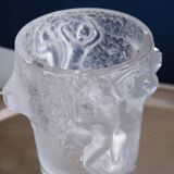 Seau à Champagne Vase “ganymède” En Cristal Par Lalique, XXe Siècle