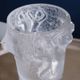 Champagne Bucket “Ganymede” Crystal Vase by Lalique, 20th Century