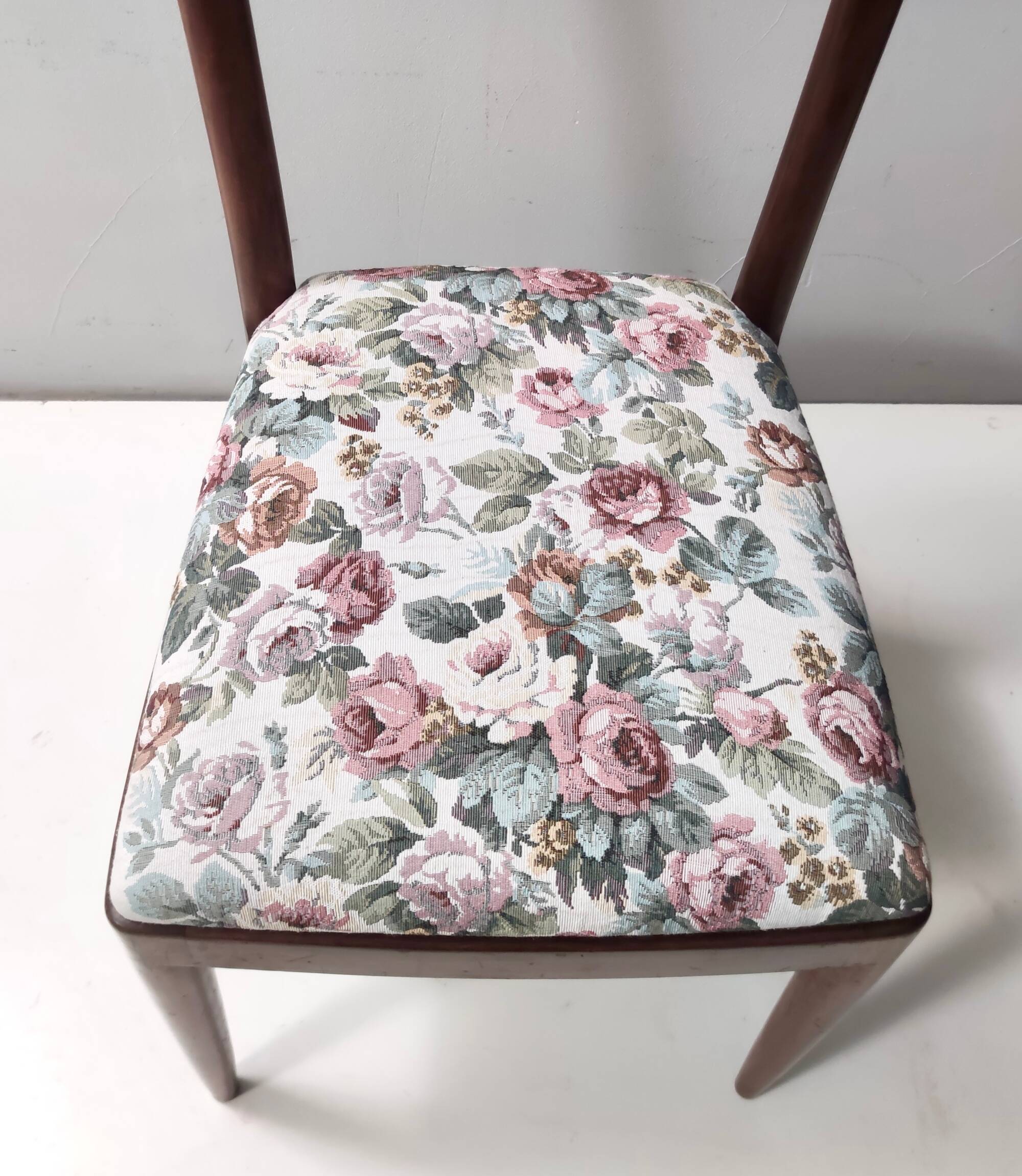 Vintage 1950s Set of Four Chairs by Carlo Enrico Rava, Made in Italy