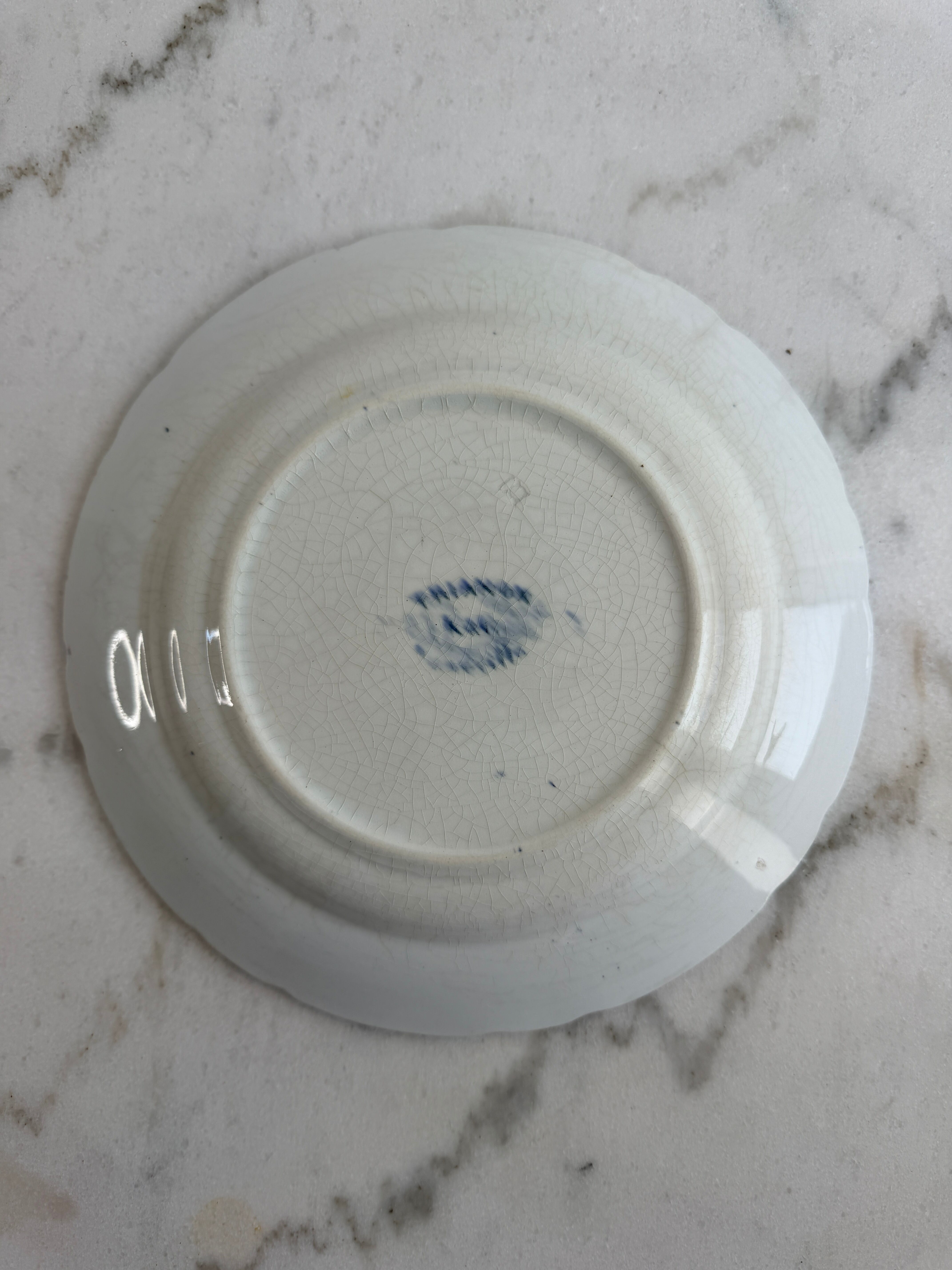 Set of two dessert plates - Luneville