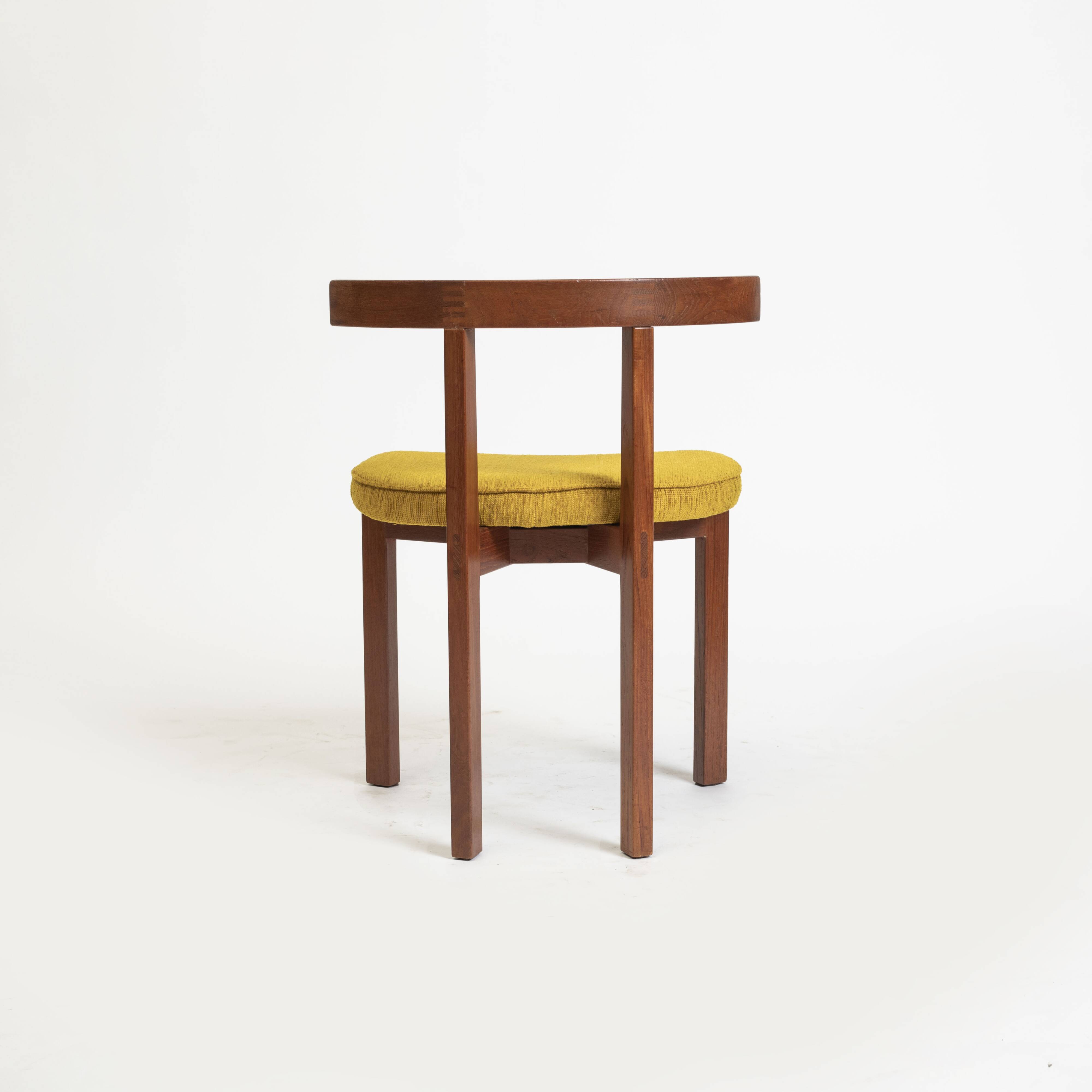 Set of 5 teak dining chairs by Inger Klingenberg for  France & Søn, Denmark