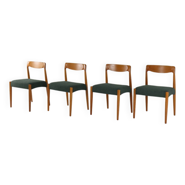 Ensemble de 4 chaises danoises 'Bjerremose'