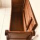 Trunk bench 2 places, cherry wood