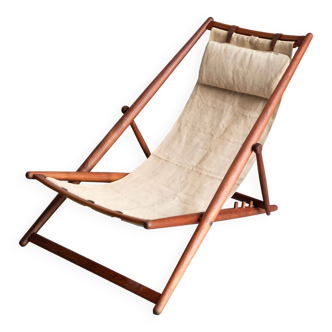 Sun lounge chair H55 by Bjorn Hulten for Berga Form, Sweden, 1950's