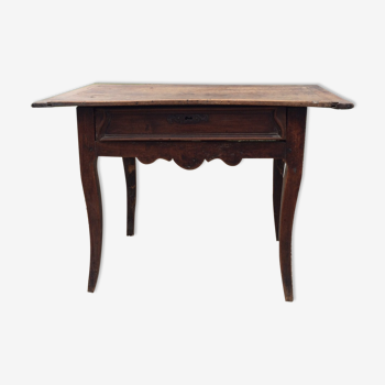 Rectangular walnut table