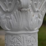 Two old plaster columns