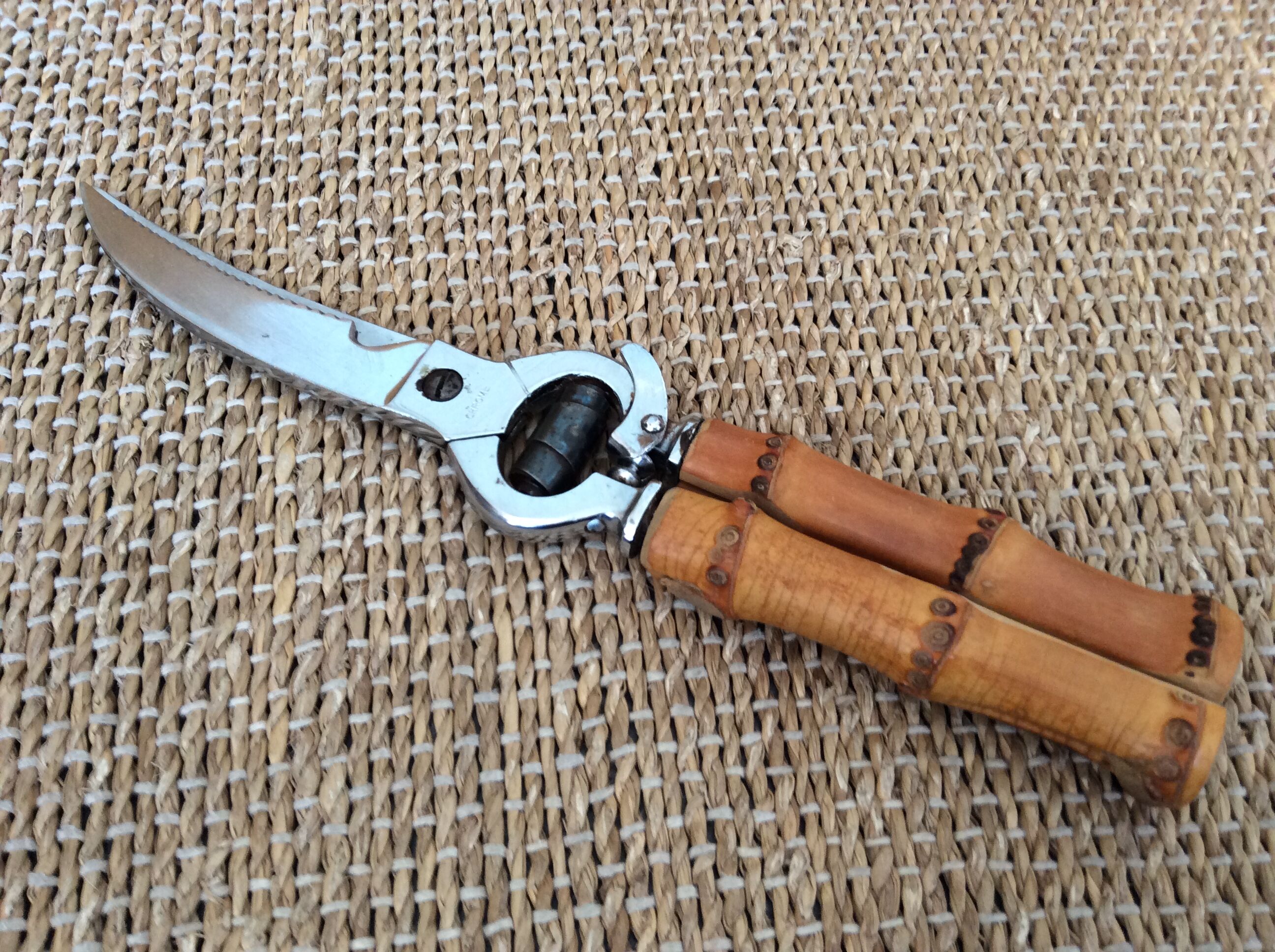 Bamboo pruning shears