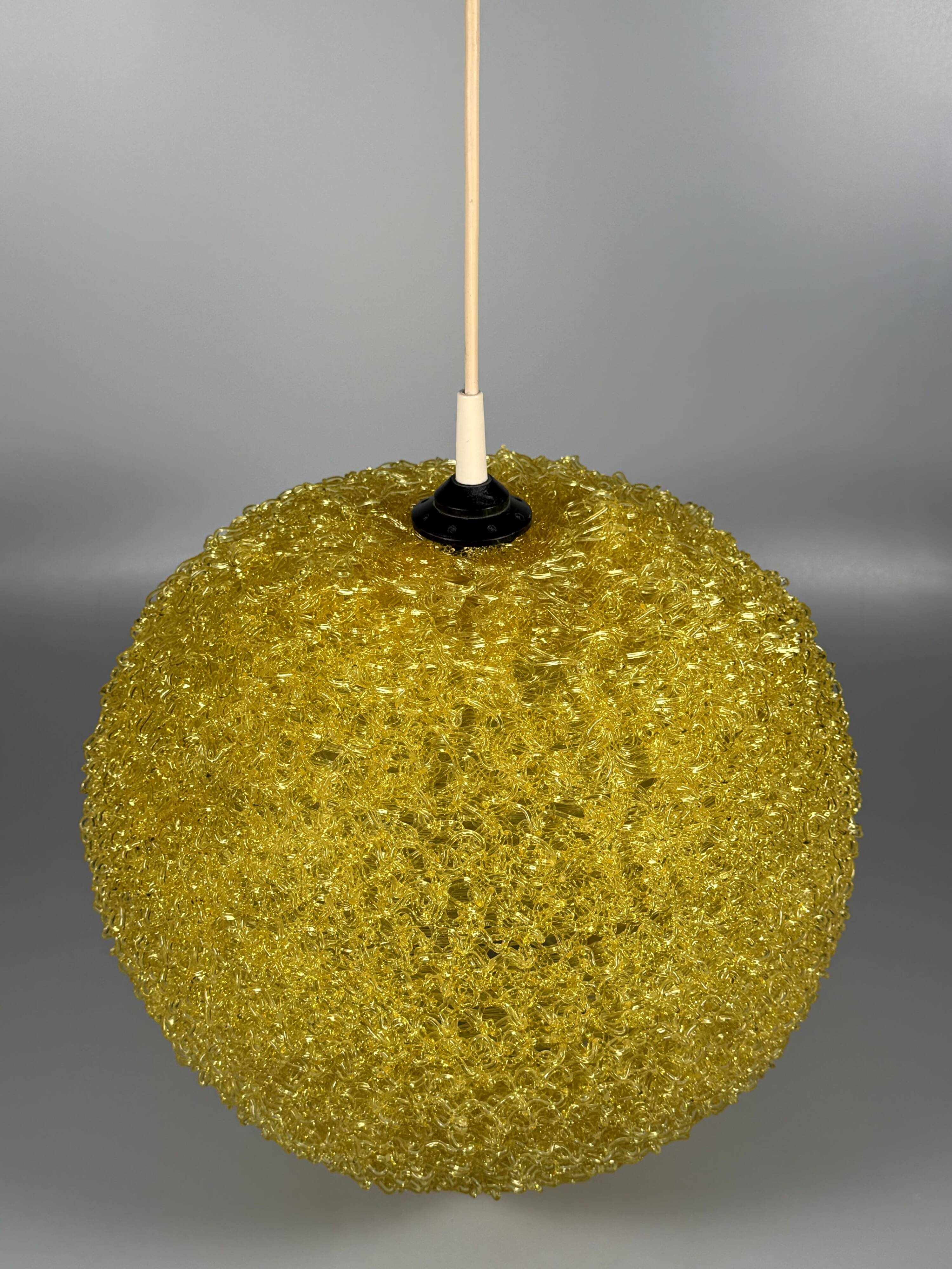 1960s/70s Ceiling Lamp  Globe Lamp Acrylic Plastic "Spaghetti" Style