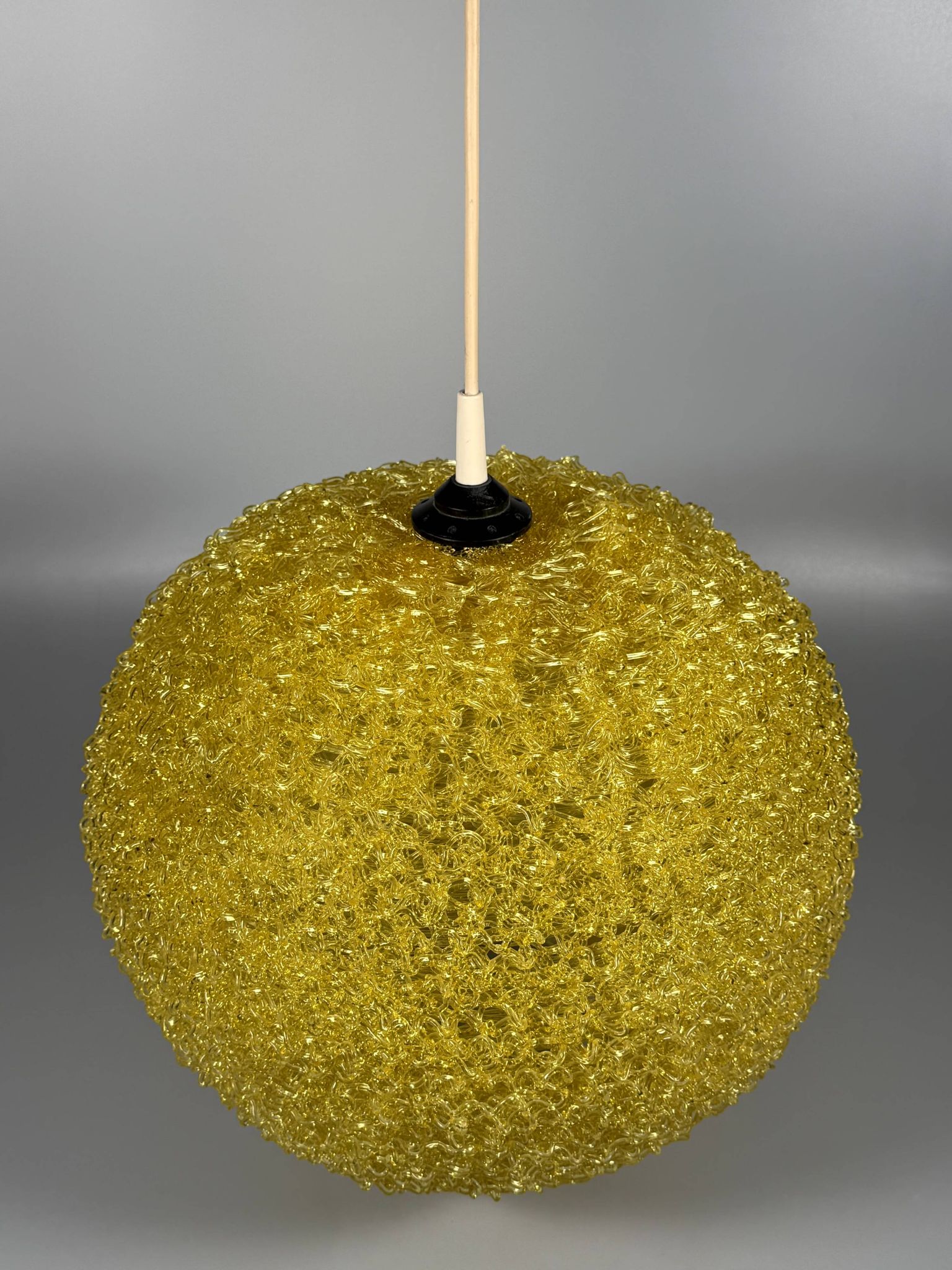 1960s/70s Ceiling Lamp Globe Lamp Acrylic Plastic "Spaghetti" Style