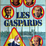 Original movie poster "Les Gaspards" Pierre Tchernia