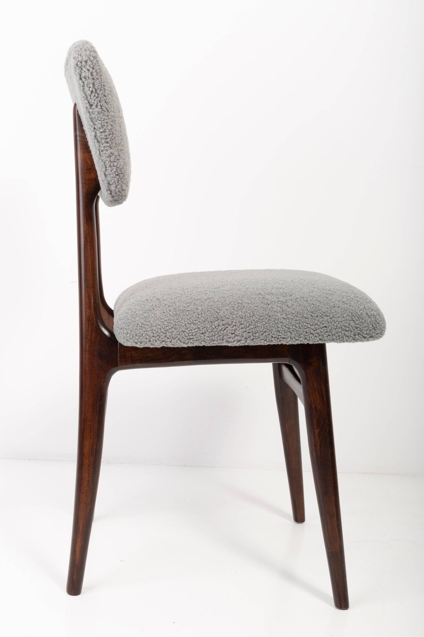 Grey Bouclé Chair from the 20th Century, 1960s