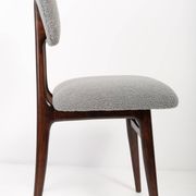 Grey Bouclé Chair from the 20th Century, 1960s