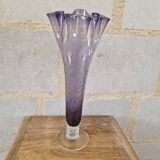 Old large bubble vase in Biot style