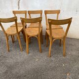 Set de 6 chaises baumann bistrot