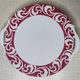 Lot of 17 vintage porcelain plates and a platter from the 1940s