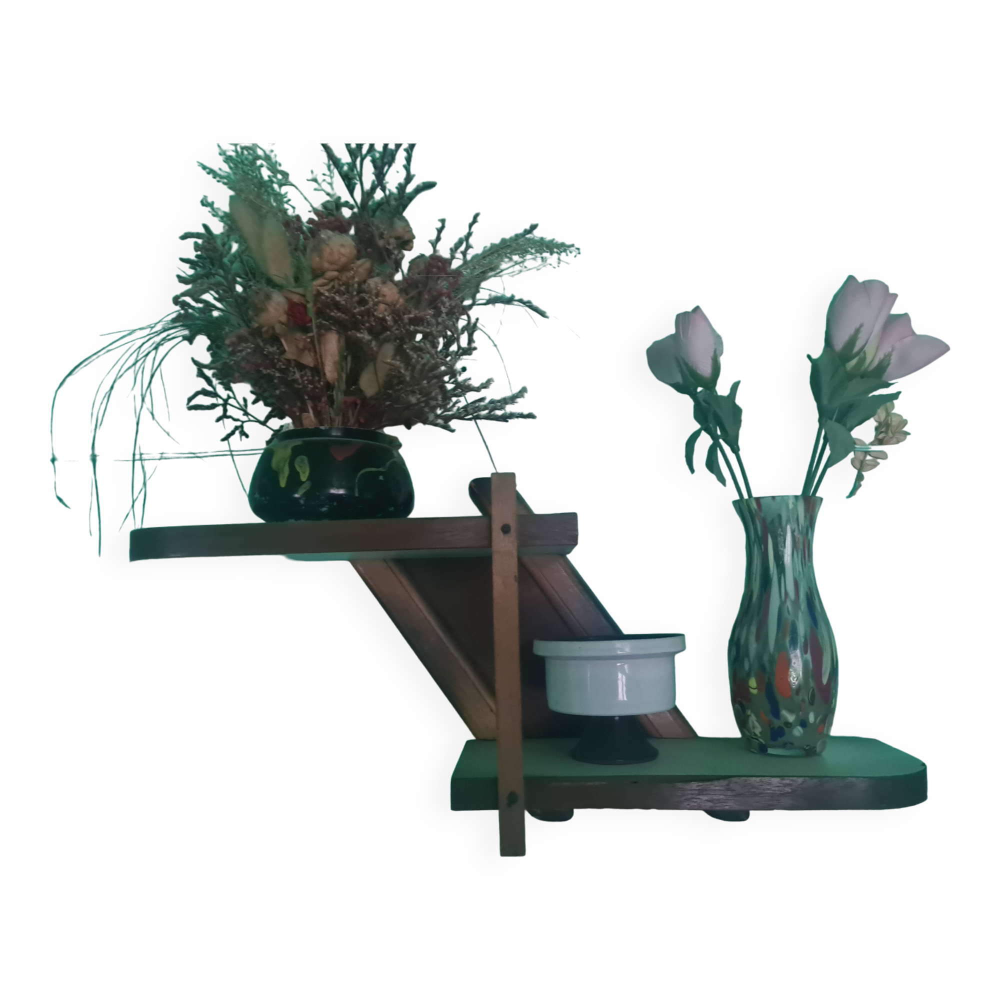 Vintage wall shelf from the 80s