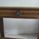Old solid oak console waxed finish
